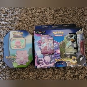 Pokemon Go V Battle deck and Blissey Tin NEW SEALED